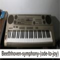 عکس آهنگ آرامش بخش با پیانو(beethhoven-symphony-ode-to-joy)با casio at3