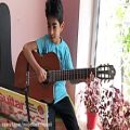 عکس نوازندگی گیتار امیرمحمد پاک طینت « ویدیو شماره ۷۴ »