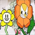 عکس Undertale x Cuphead - Your Floral Friend by RetroSpecter