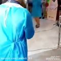 عکس رقص پرسنل های بیمارستان و سربازان