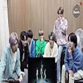 عکس بنگتن بمب جدید|| ریکشن اعضای BTS به موزیک ویدیو Black Swan با زیرنویس فارسی