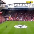 عکس خواندن سرود باشگاه لیورپول توسط هواداران در ورزشگاه انفیلد. خیلی زیباست