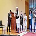 عکس مراسم دریافت دیپلم افتخار خلیل شیخ از وزارت فرهنگ و هنر قزاقستان