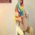 عکس تنبک زنی زیبای آهنگ بهنام بانی توسط دختر خوش ذوق ایرانی