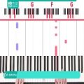 عکس آموزش پیانو - نحوه نواختن یک آهنگ ساده و مبتدی