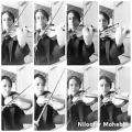 عکس نوازندگی ویولن «نیلوفر محبی» از موسیقی متن فیلم قیصر به یاد ناصر ملک مطیعی