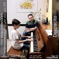 عکس پیانو نوازی قطعه Despacito توسط هنرجوی عباس عبداللهی مدرس پیانو