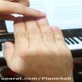عکس آموزش پیانو _ اتودی برای سه انگشت _ مقدمه آرپژ نوازی