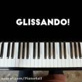 عکس آموزش پیانو - چگونه گلیساندو بنوازیم