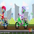 عکس کارتون آموزش زبان کودکان Super Simple Songs - 10 Little Bicycles Kids Songs