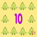 عکس کارتون آموزش زبان کودکان Super Simple Songs - 10 Little Dinosaurs Kids Songs