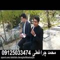 عکس مداح و نی بهشت زهرا