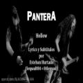 عکس Pantera - Hollow lyrics y subtitulos