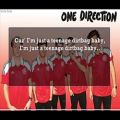 عکس One Direction - Teenage Dirtbag (Cover/Lyrics