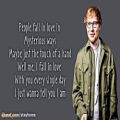 عکس Ed Sheeran - Thinking Out Loud (Lyrics)