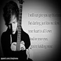 عکس Ed Sheeran- We were Just kids when we fell in love (Lyrics)