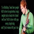 عکس Ed Sheeran- Thinking Out Loud (Lyrics