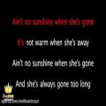 عکس Bill Withers - Aint No Sunshine (Karaoke Version)