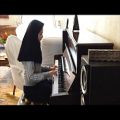عکس پیانیست جوان-هانیتا باقریان-ساری گلین(موسیقی فولکلور)