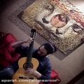 عکس گیتارنوازی زیبای فرجام رمضانزاده