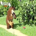 عکس انیمیشن ماشا و خرس (آموزش پیانو)