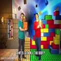 عکس موزیک ویدیو زیبای LEGO VS MINECRAFT
