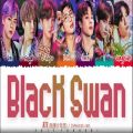 عکس لیریک آهنگ جدید Black Swan از BTS (ورژن ژاپنی) آلبوم ژاپنی MOTS: 7 THE JOURNEY