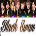 عکس لیریک آهنگ Black Swan از BTS ورژن ژاپنی