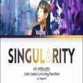 عکس لیریک اهنگ Intro : Singularity از V