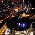 عکس کنسرت 61500 نفری BTS در استادیو Soldier Field شیکاگو از نمای بالا