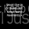 عکس موزیك متن Adele - Chasing Pavements