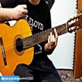 عکس آموزش ملودی اول تقدیر از شادمهرعقیلی با گیتار نت و تبلچر بهنام