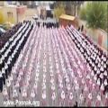 عکس خوندن اهنگ مرتضی پاشایی از بچه های دبستانی