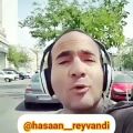 عکس کلیپ طنز حسن ریوندی : وقتی با هدفون آهنگ گوش میکنی !!