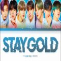 عکس [جدید] لیریک سینگل ژاپنی Stay Gold از BTS از آلبوم Mots:7 The Journey