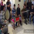 عکس اجرای قطعه خزان با دف نوازی زیبای احسان قدمی در حضور استاد محمد اسماعیلی