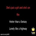 عکس Girl on fire_karaoke