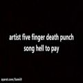 عکس آهنگ five finger death punch - hell to pay