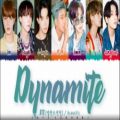 عکس لیریک ورژن ریمیکس جدید آهنگ Dynamite از BTS بی‌تی‌اس (ACOUSTIC REMIX)