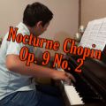 عکس اجرای آهنگ زیبای نوکتورن شوپن شماره (Nocturne Chopin Op.9 no.2)توسط مهیاریوسفی