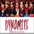عکس لیریک ورژن ریمیکس جدید آهنگ Dynamite از BTS بی‌تی‌اس (POOLSIDE REMIX)