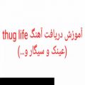 عکس طریقه دانلود آهنگ thug life معروف در ۳۰ ثانیه اول این ویدیو