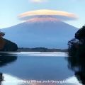 عکس طبیعت جهان_ کوه فوجی بلندترین کوه ژاپن....