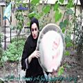 عکس موسیقی سنتی و اصیل ایرانی - تکنوازی دف با ریتم آهنگ زیر تیغ - دف نوازی