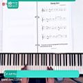 عکس آموزش پیانو | تدریس تکنوازی پیانو | نواختن نت پیانو ( صدای هارمونیک )