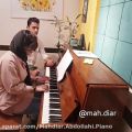 عکس پیانو نوازی قطعه Russian night توسط هنرجوی مهدیارعبداللهی مدرس پیانو