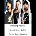 عکس سریعترین رپر جهان Eminem با رکورد 12.5 کلمه در ثانیه