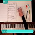 عکس آموزش پیانو | نوازندگی پیانو و کیبورد | نت ساز پیانو ( آشنایی با فاصله ها )