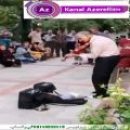 عکس اجرای زیبای ویولون در جنوب تهران