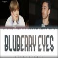 عکس لیریک اهنگ جدید Blueberry Eyes از MAX با همکاری شوگا BTS بی تی اس